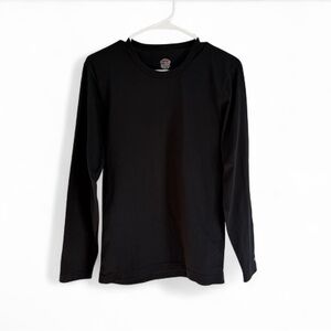 Duofold Thermal Shirt Mens M Black Polyester Knit Stretch Baselayer Ski Outdoor